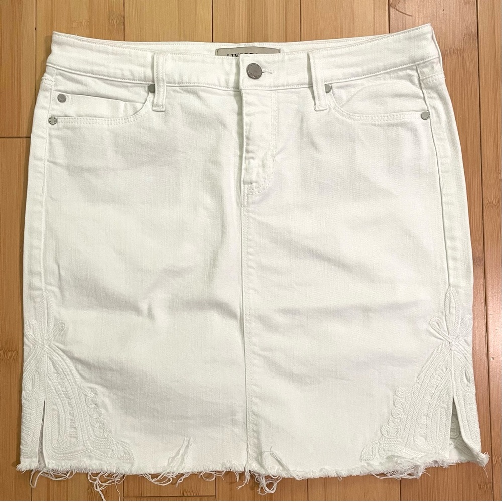 NWOT Liverpool Jean Skirt Size 6/28